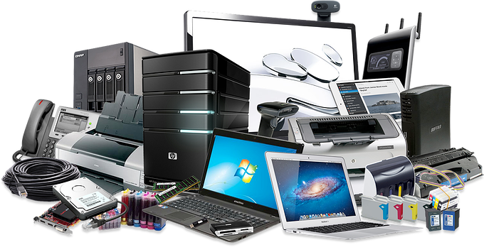 Foto de aparelhos eletrônicos: notebooks e computadores