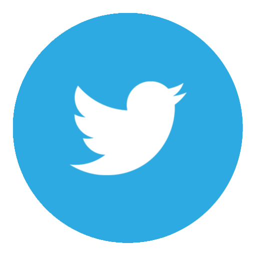 logo do twitter: em que ao clicar irá para o twitter da ACAPORD
